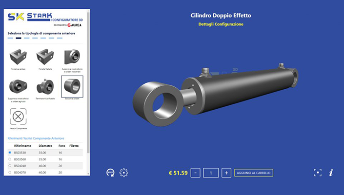 Realizzazione Configuratore 3D Oleodinamica