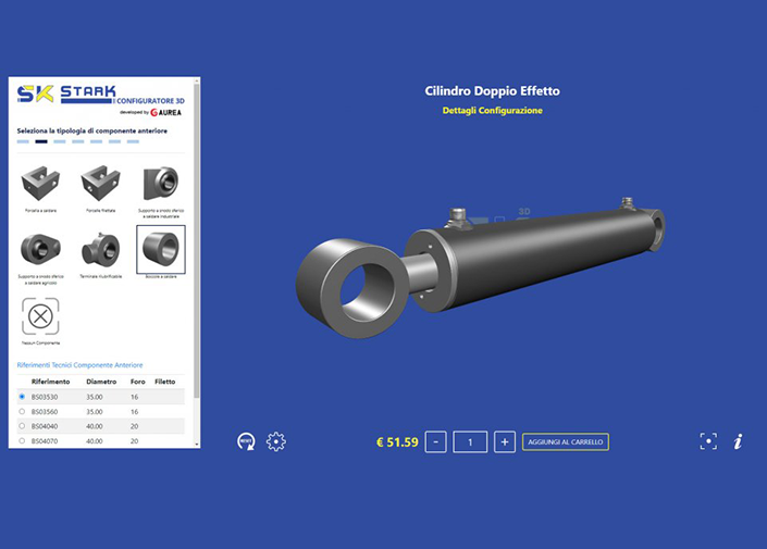 Realizzazione Configuratore 3D Oleodinamica